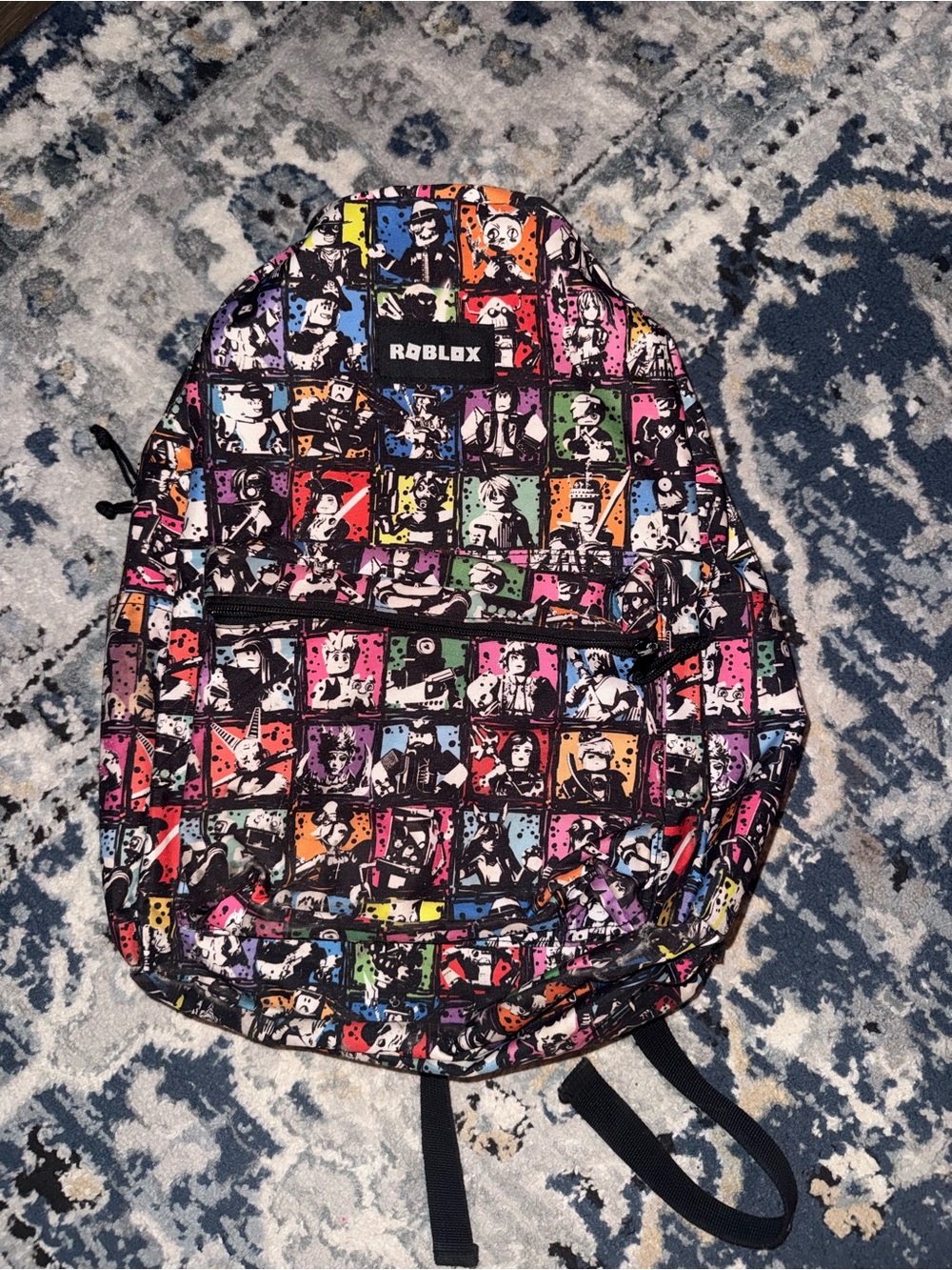 Roblox Kids Multicolor Character Print Backpack